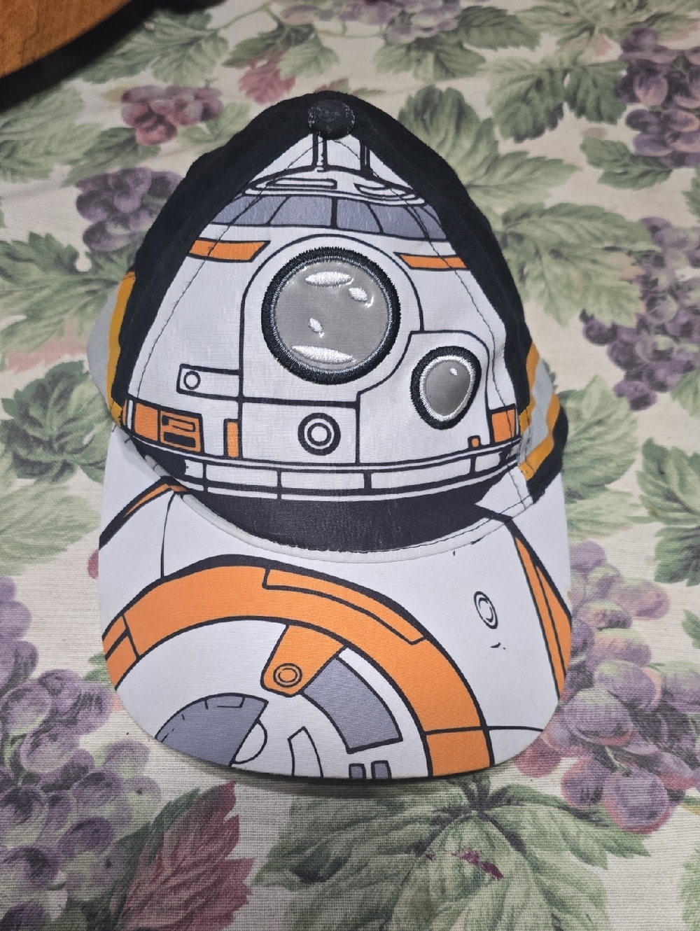 Star Wars BB‑Unit Kids Cap in White, Orange & Black